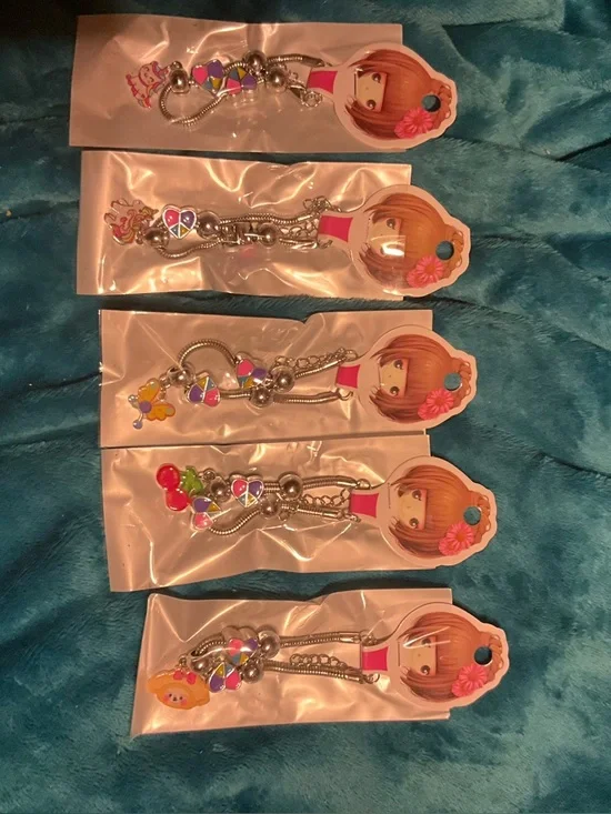 Girls' SLIDER Charm Bracelet TO CUTE Accessories NEW Pandora Style - Picture 14 of 16